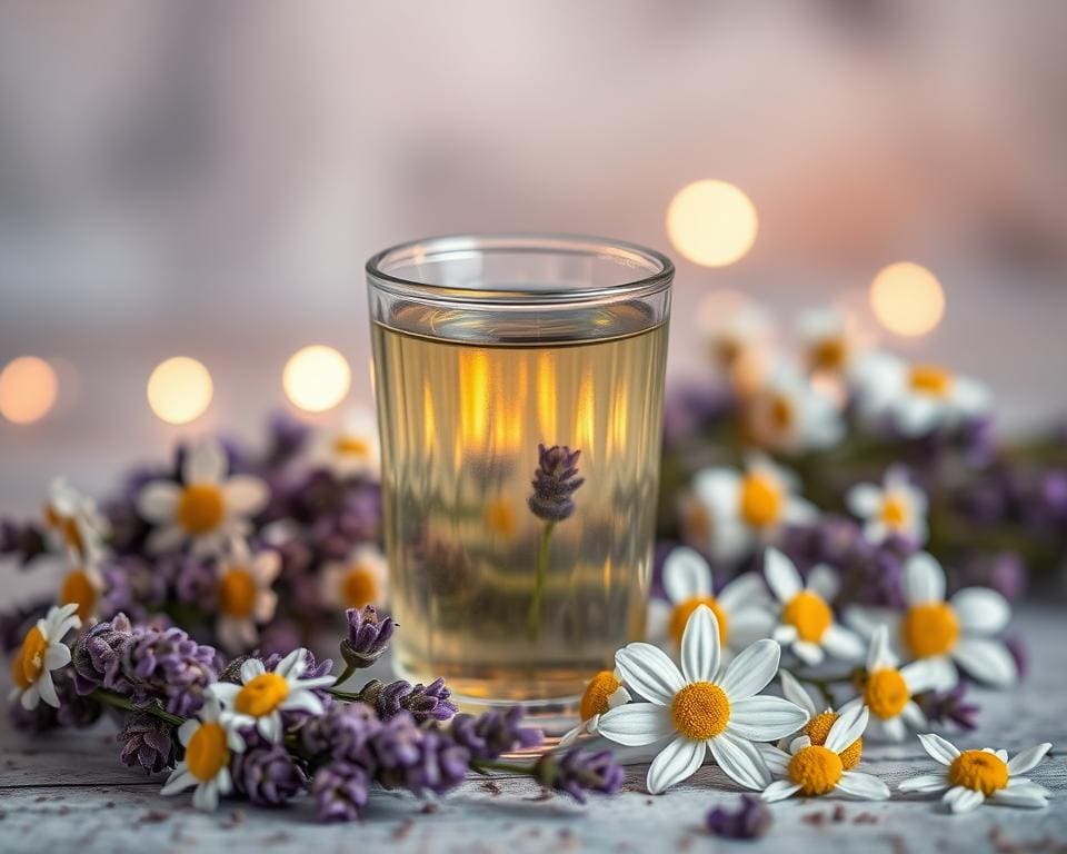 Aromatherapie mit Lavendel und Kamille