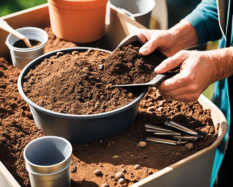 Blumenerde selbst mischen: So geht’s richtig