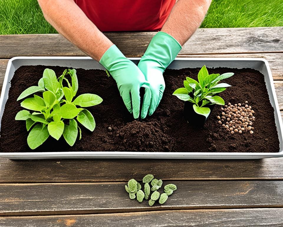 DIY Blumenerde