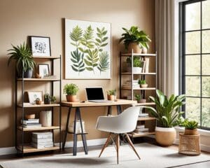 Home-Office-Dekoration: Arbeitsatmosphäre schaffen