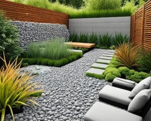 Kies als Dekoelement: Ideen für moderne Gartengestaltung