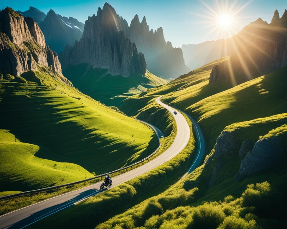 Motorradtouren durch die Dolomiten: Italiens Bergwelt