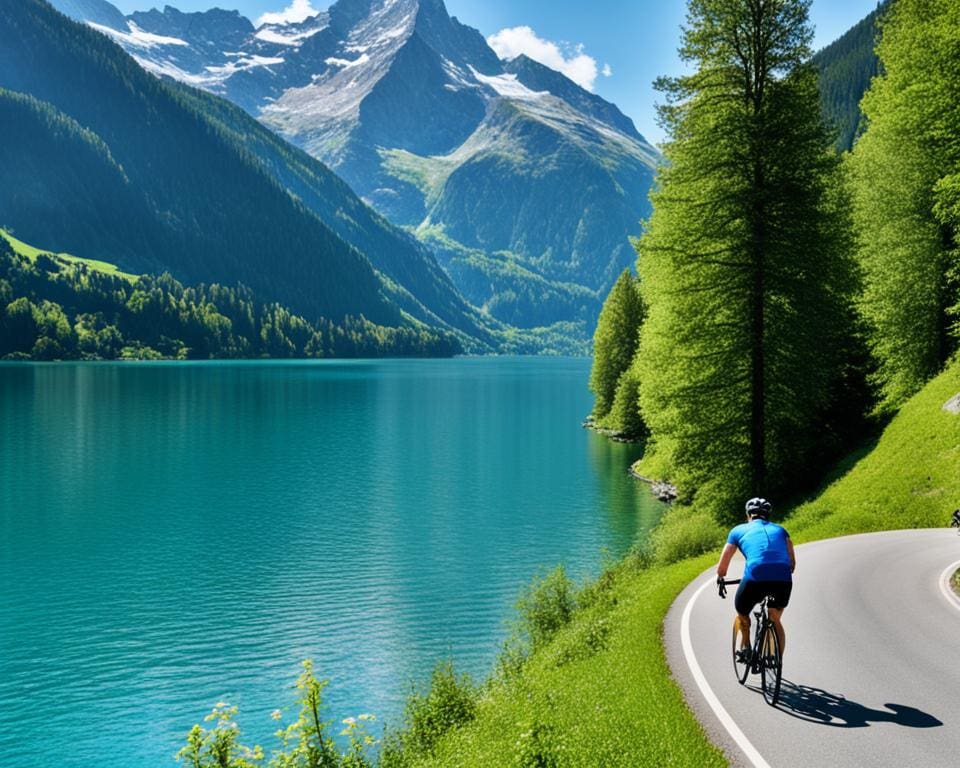 Radfahren Seen Schweiz