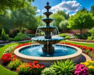 Springbrunnen im Garten: Entspannung durch plätscherndes Wasser