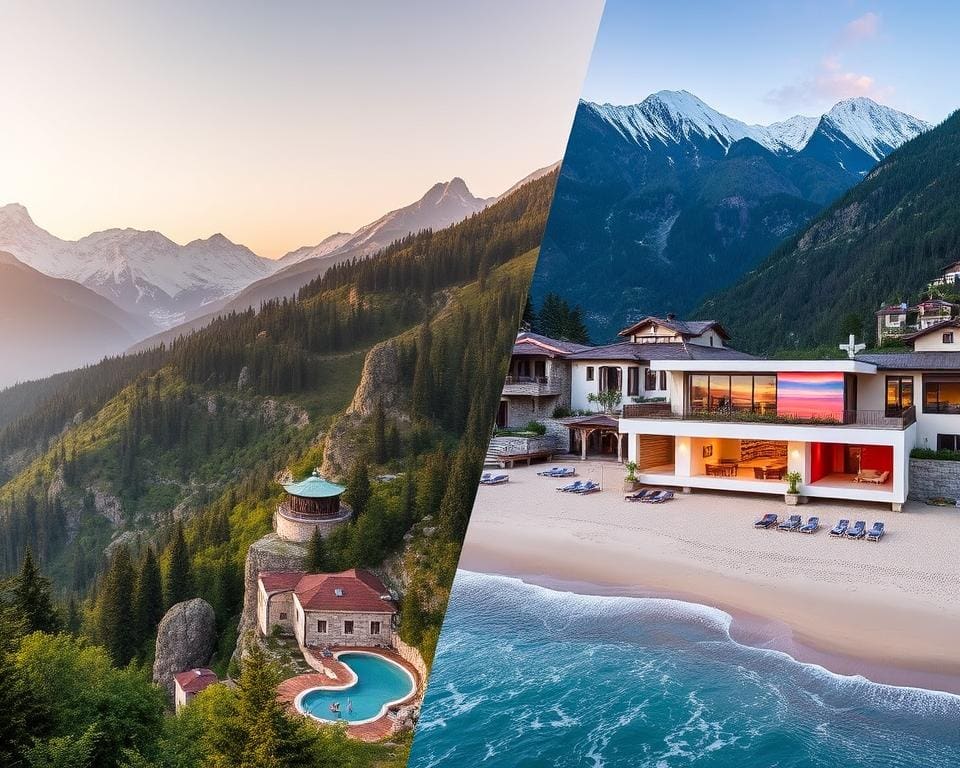 Wellnessurlaub in den Alpen und am Meer