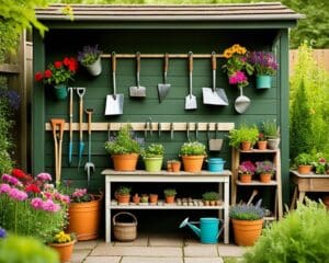 Werkzeugaufbewahrung: Ordnung im Garten schaffen