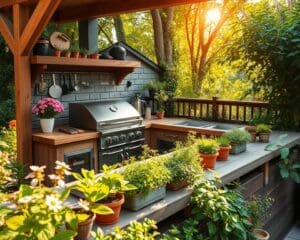 Freiluftküche einrichten: Kochen und genießen unter freiem Himmel