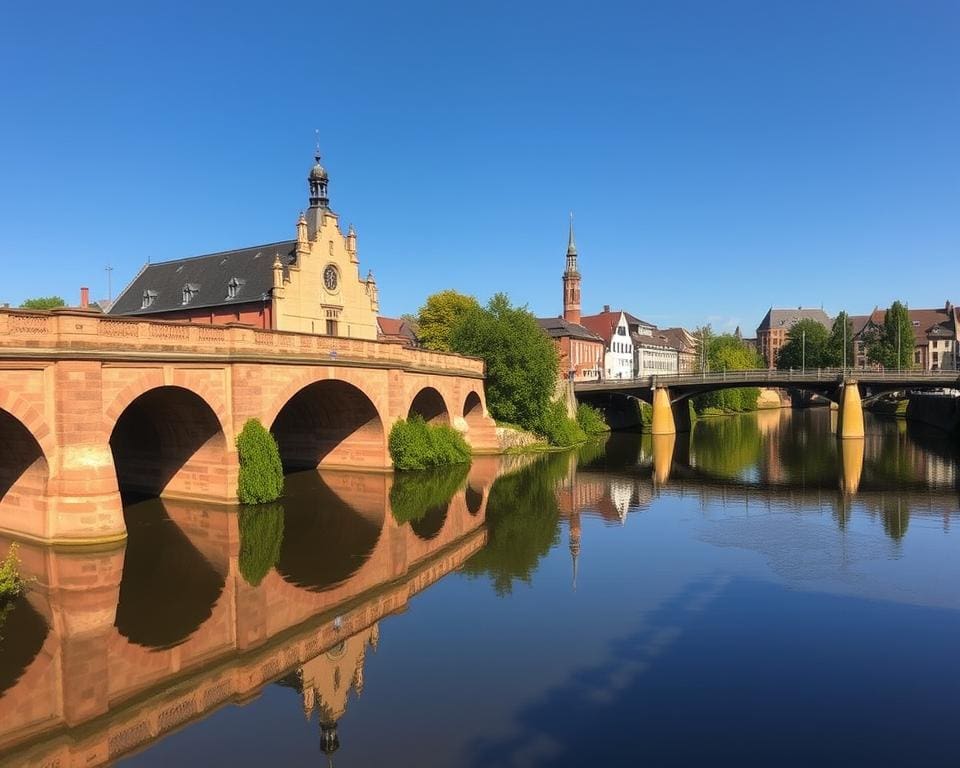 Historische Brücken in Maastricht, Niederlande