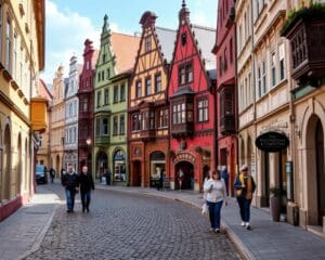 Historische Gassen in Brünn, Tschechien