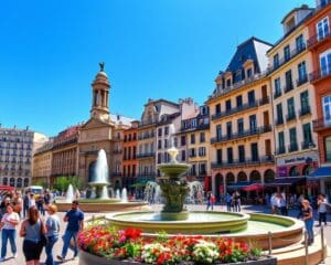 Historische Plätze in Lyon, Frankreich