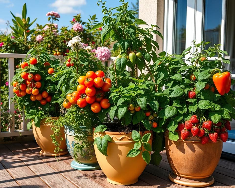 Obst und Gemüse im Kübel: Frische Ernte auf Terrasse und Balkon