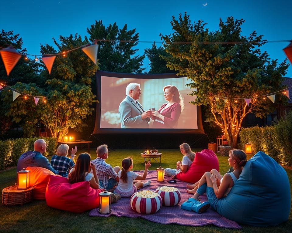 Outdoor-Kinos mit beliebten Filmen und Ambiente im Freien