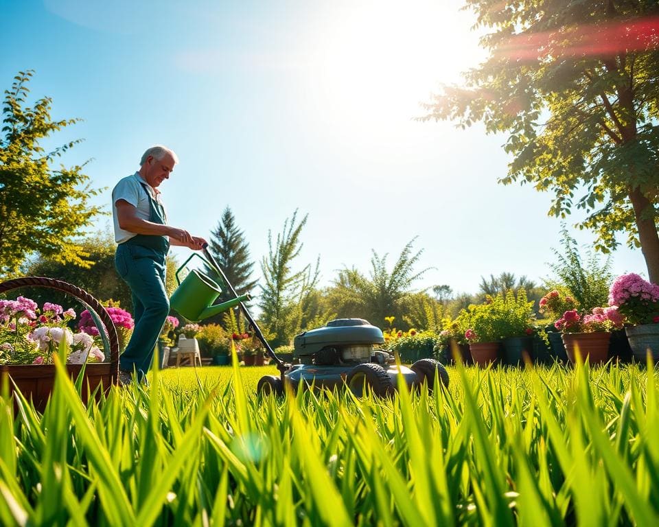 Rasenpflege leicht gemacht: Tipps für sattes Grün im Sommer