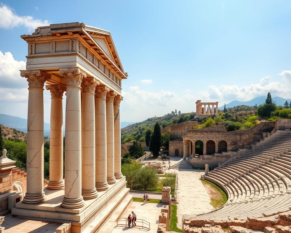 Römische Ruinen in Ephesos, Türkei