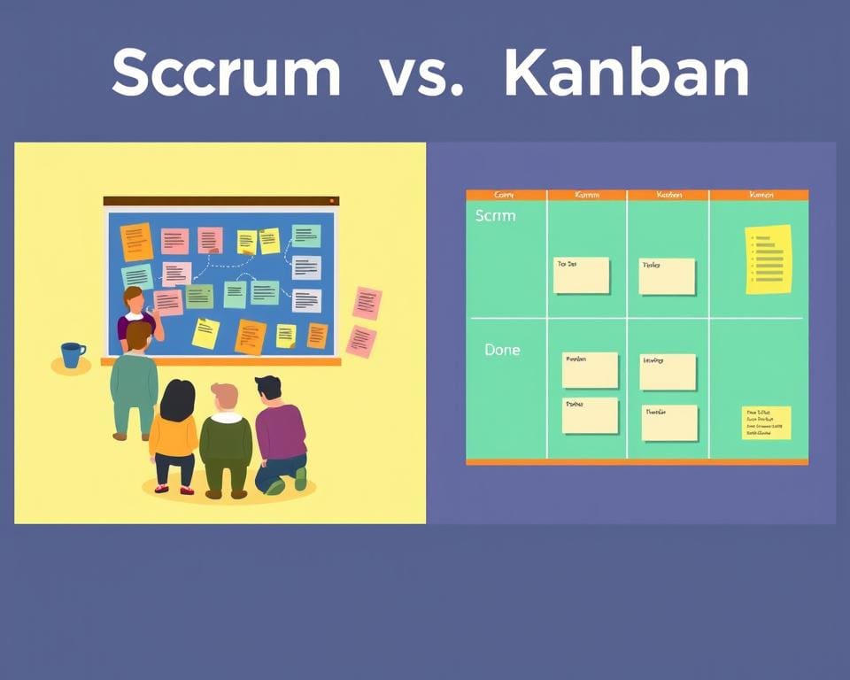 Scrum und Kanban im Vergleich