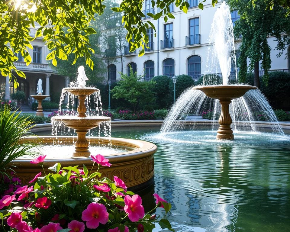 Wasserspiele und Brunnen: Bewegung und Entspannung im Garten