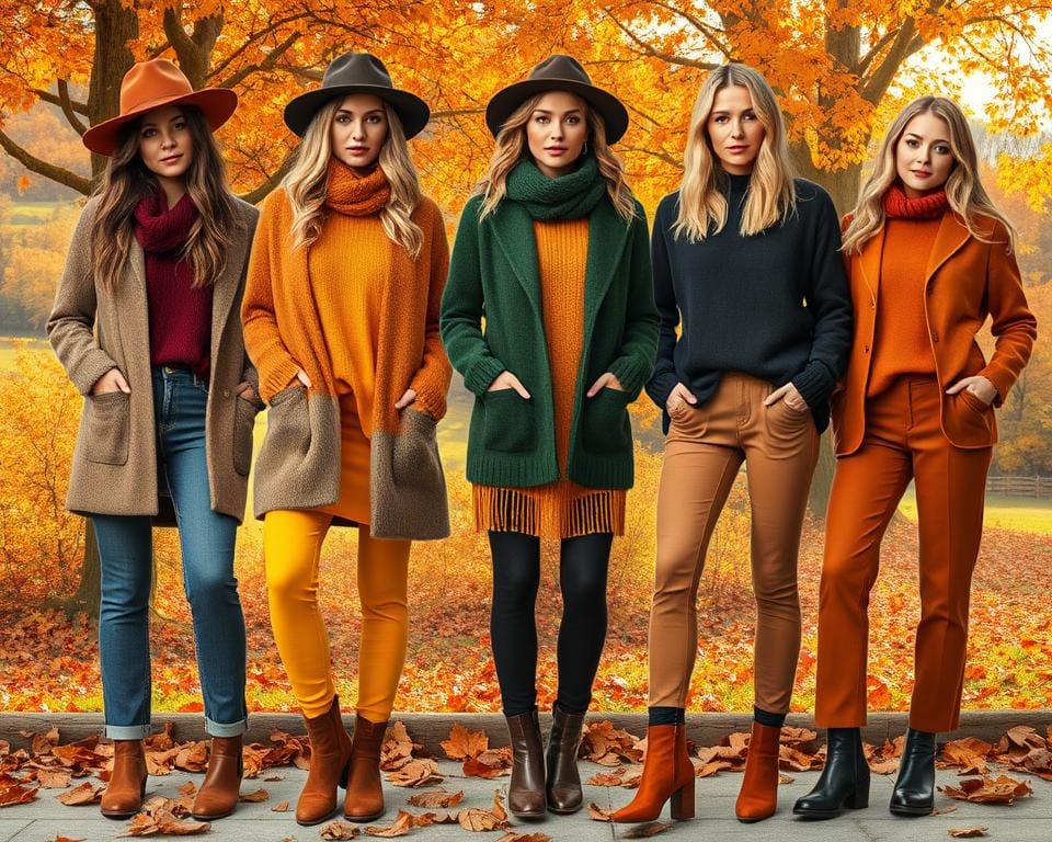 Farbtrends für Herbstmode