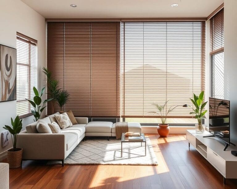 Intelligente Jalousien mit Lichtsteuerung