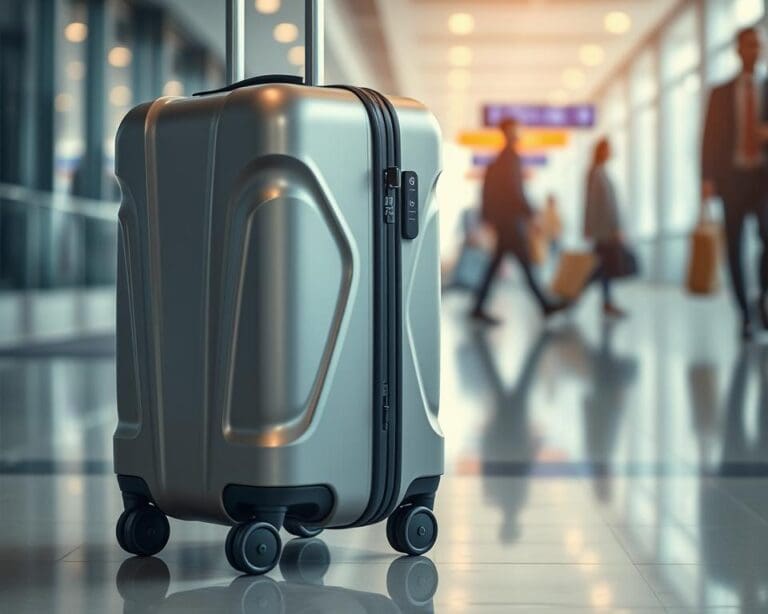 Intelligente Koffer mit Gewichtsanzeige