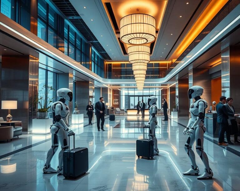 Roboter-Assistenten in Hotels