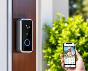 Smarte Türklingeln mit HD-Kamera und App-Steuerung