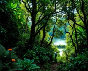 Dschungeltrekking im Amazonasgebiet, Brasilien