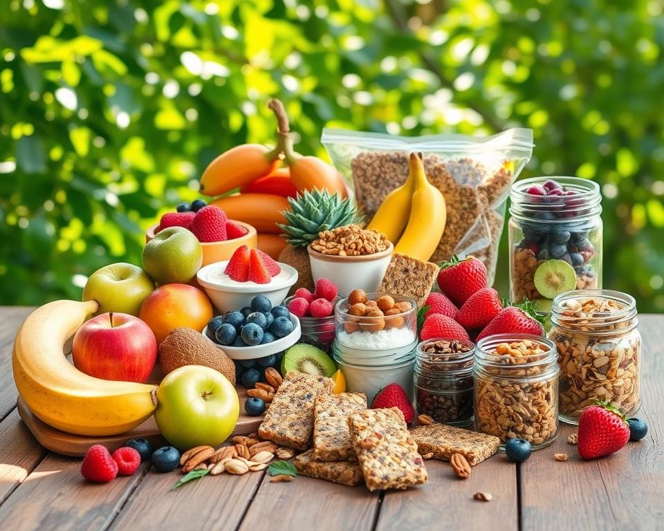 Gesunde Snack-Ideen für unterwegs