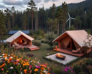 Glamping-Resorts mit nachhaltigen Konzepten