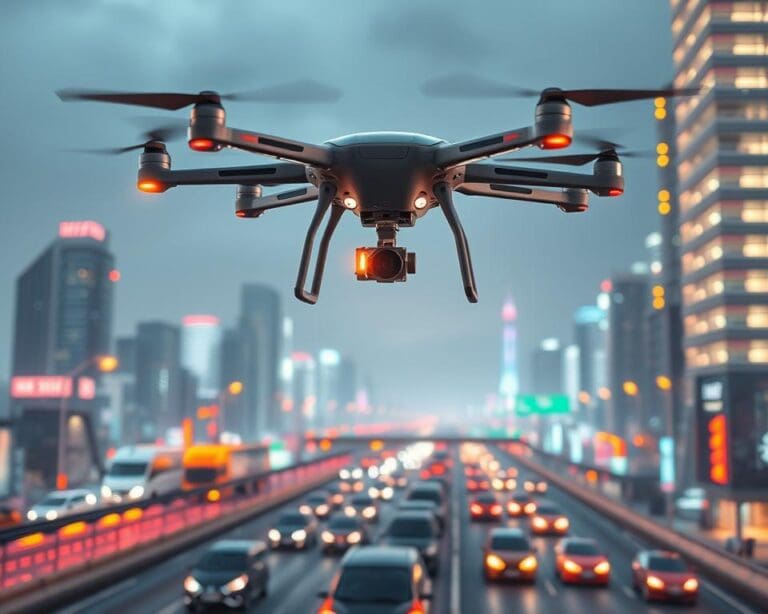 Kann Drohnentechnologie die Verkehrssicherheit erhöhen?