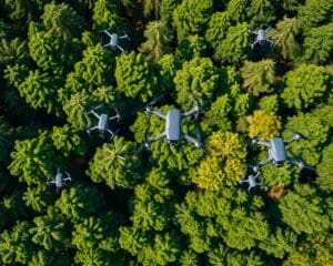Können Drohnen die Waldüberwachung effizienter gestalten?