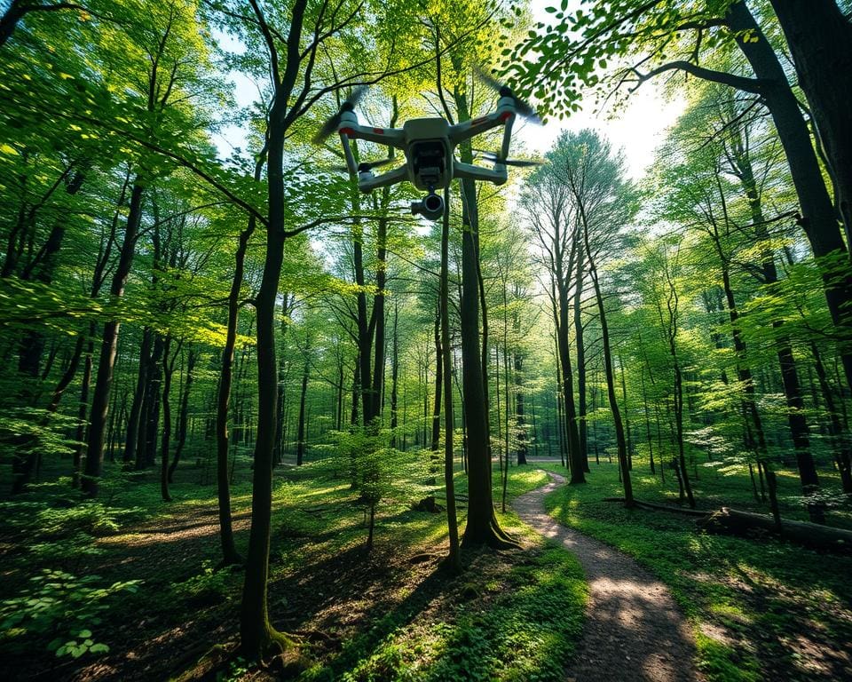 Nutzung von Drohnen in der Waldbewirtschaftung