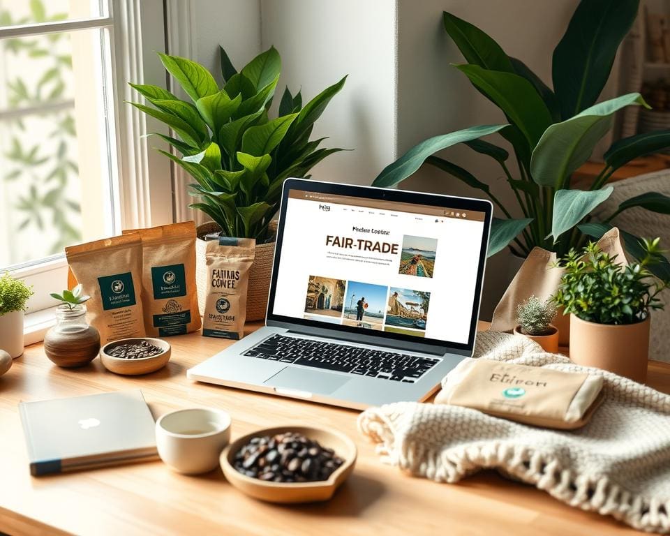 Online-Shopping für Fair-Trade-Produkte