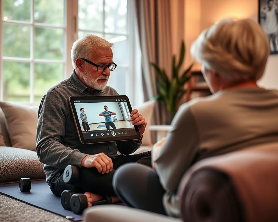 Online Sportangebote für ältere Menschen