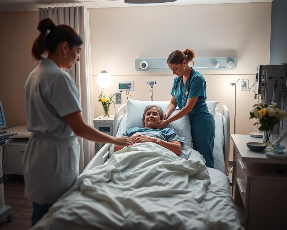 Pflegekräfte in der Palliativpflege