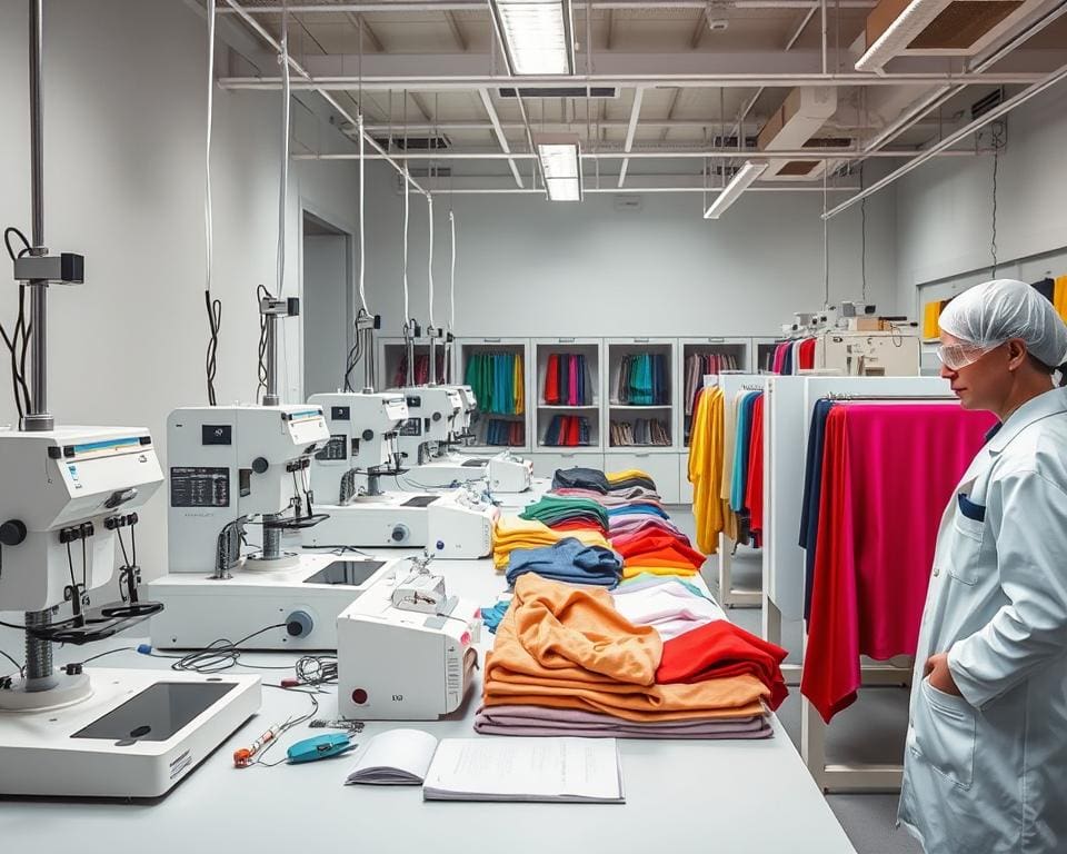 Prüfverfahren in der Textilindustrie