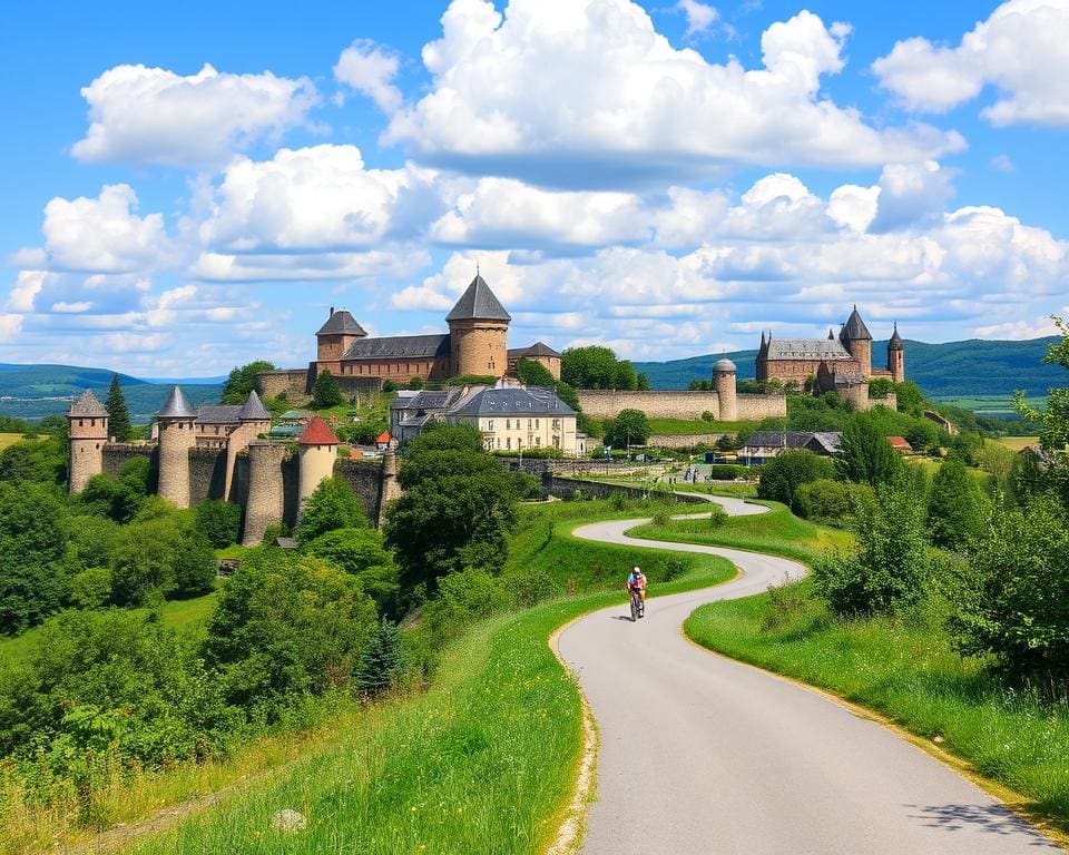 Radtouren entlang historischer Sehenswürdigkeiten