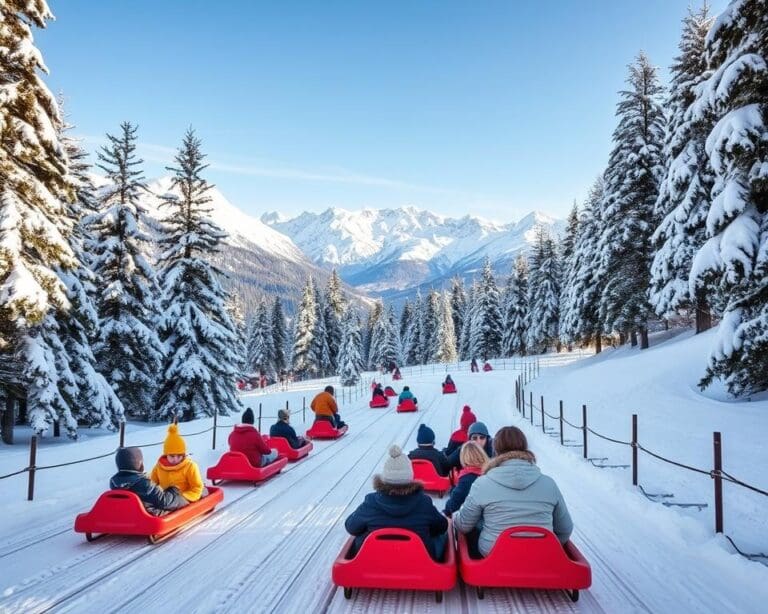 Rodelbahnen in der Schweiz: Winterspaß für Familien