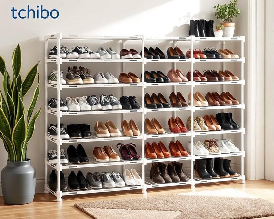 Schuhregale von Tchibo: Praktische Stauraumwunder