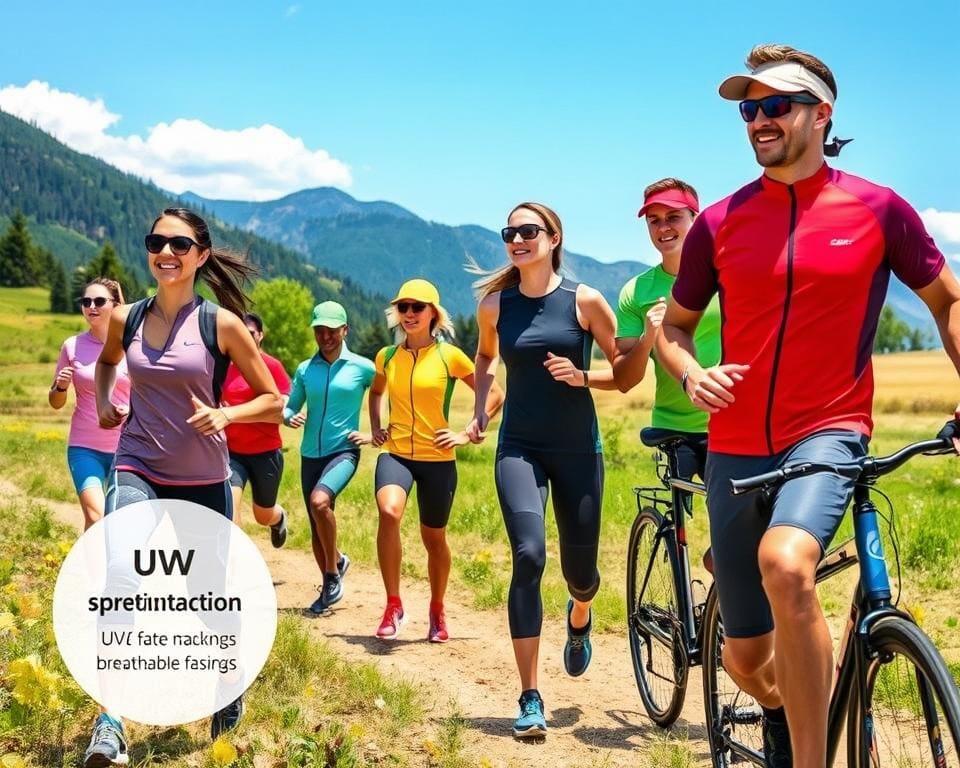 Sportbekleidung für Outdoor-Aktivitäten