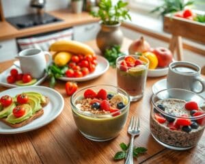 Vegane Rezepte für schnelle Frühstücksideen