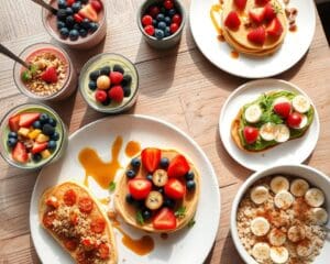 Vegane Rezepte für süße Frühstücksideen