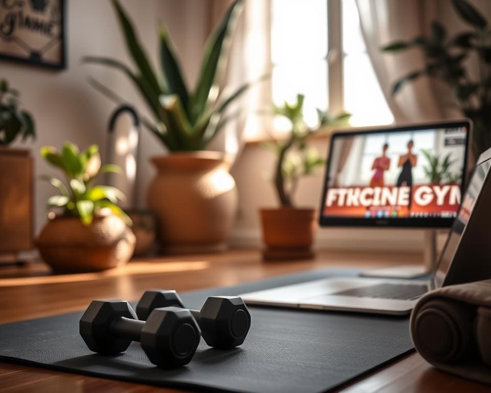 Virtuelle Fitnesskurse für Anfänger ausprobieren