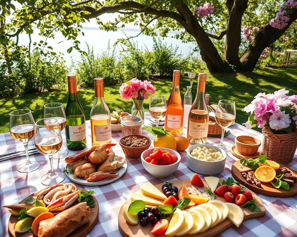 Wein- und Speisekombinationen für den Sommer