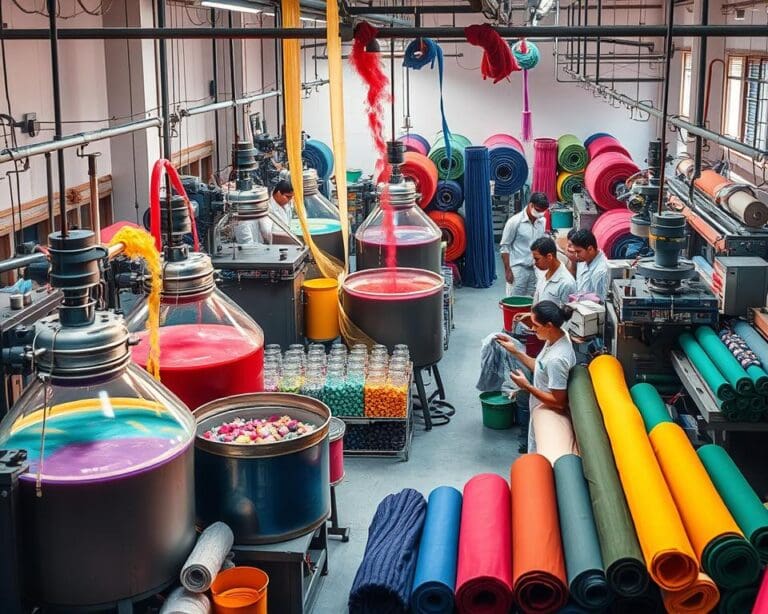 Welche Rolle spielt Chemietechnologie in der Textilproduktion?