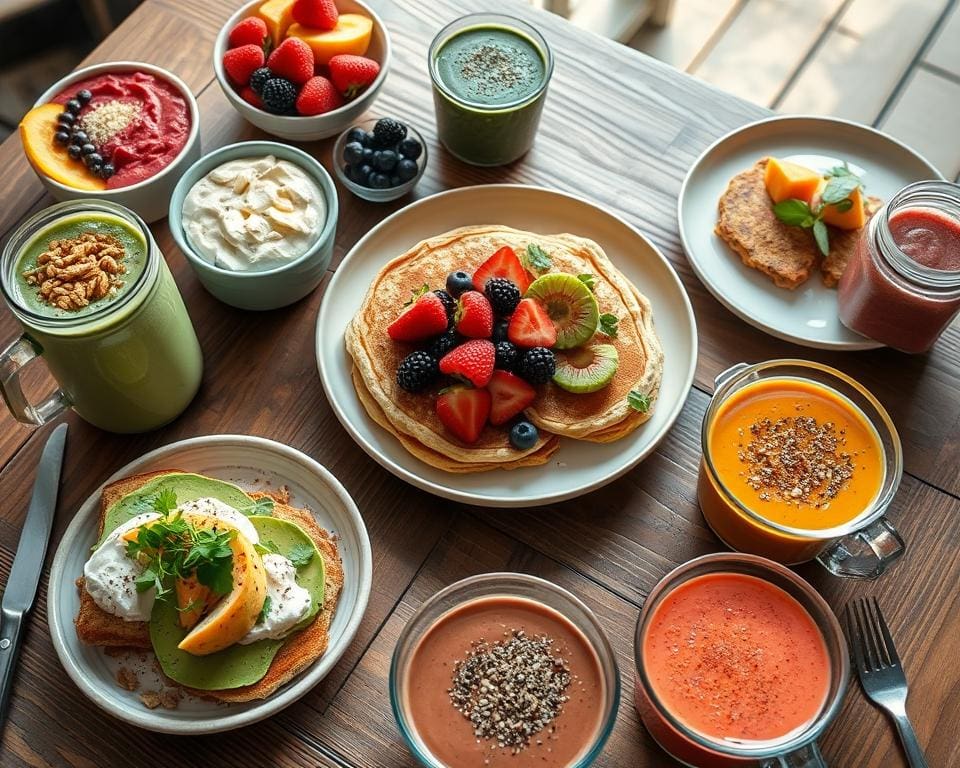 vegane Rezepte für süße Frühstücksideen