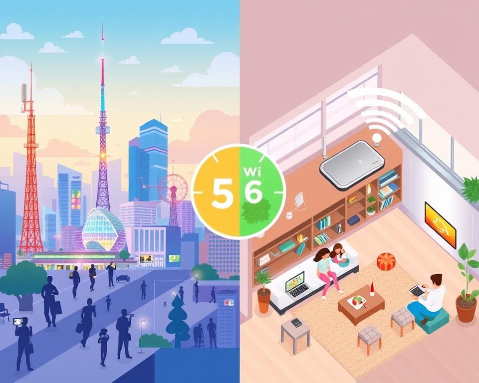 5G und Wi-Fi 6 Geschwindigkeit Vergleich