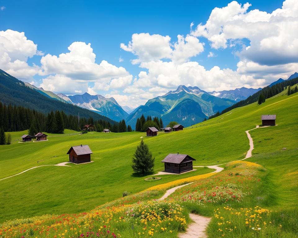 Almen und Wanderwege in Salzburg