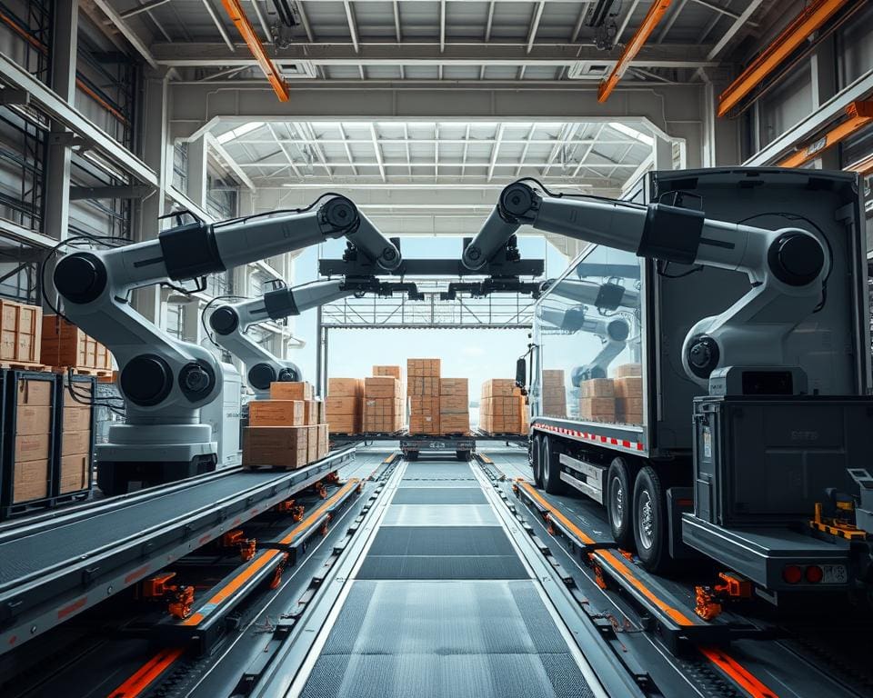 Automatisiertes Be- und Entladen von Lkw