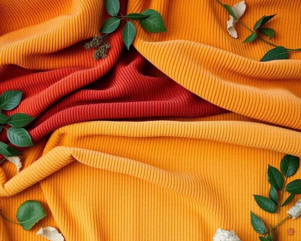 Cord-Stoff und nachhaltige Mode