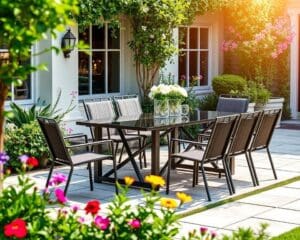 Die besten Gartenmöbel-Sets aus Aluminium